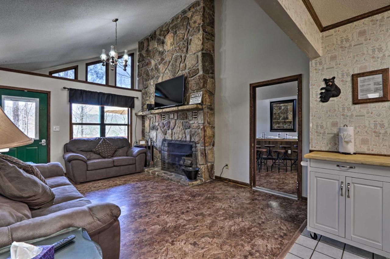 Smoky Mountain Cabin 4 Acres, 3 Mi To Gatlinburg Luaran gambar