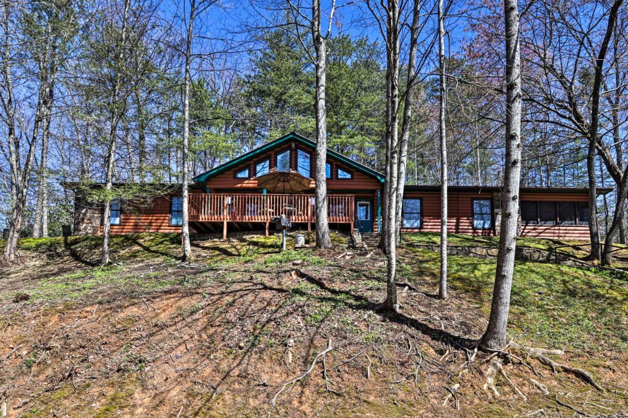 Smoky Mountain Cabin 4 Acres, 3 Mi To Gatlinburg Luaran gambar