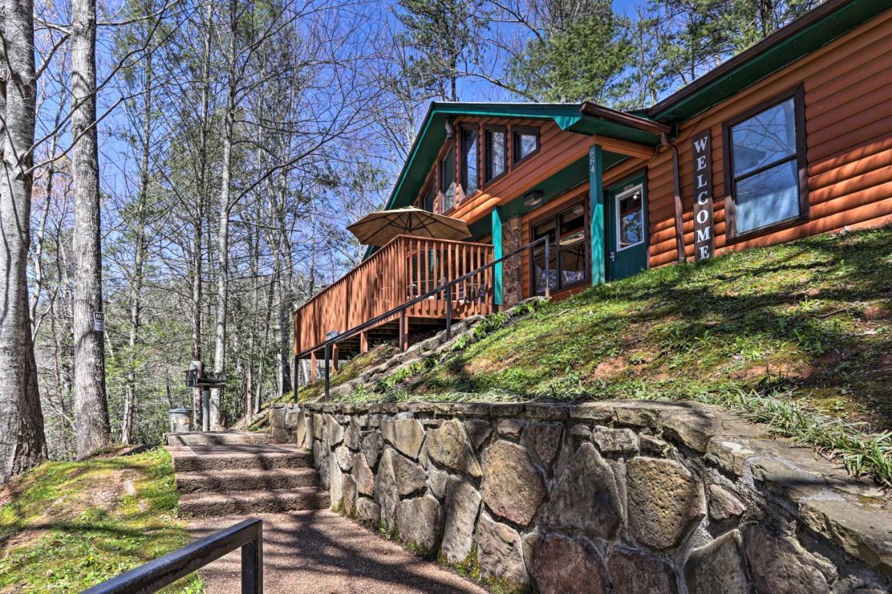 Smoky Mountain Cabin 4 Acres, 3 Mi To Gatlinburg Luaran gambar